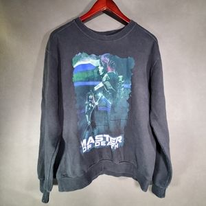 Master Of Death Sweatshirt Anime Video Game Band Streetwear Sweatshirt Sz Medium
